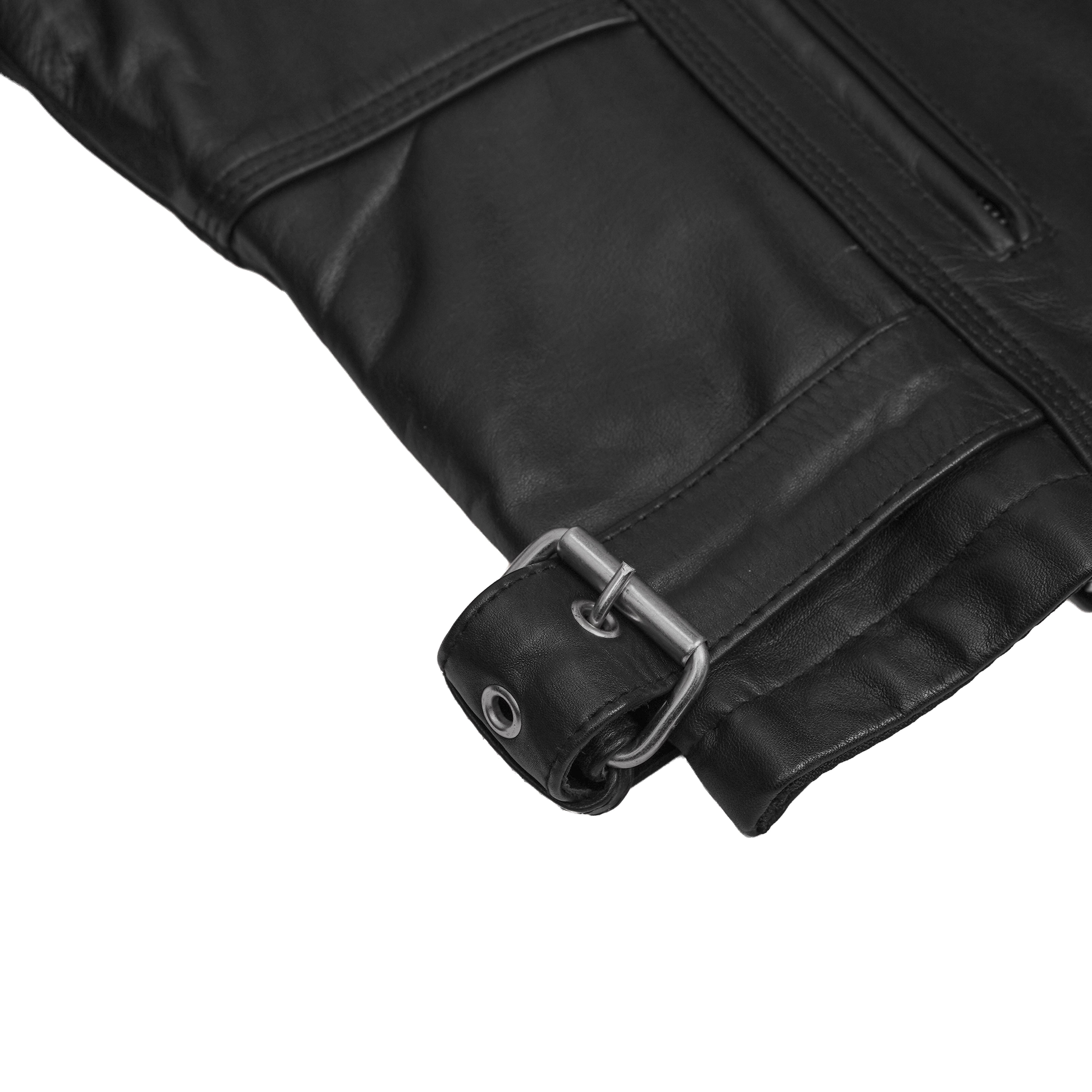 Pulse Glide™ Women's  Black Leather Motorcycle Jacket