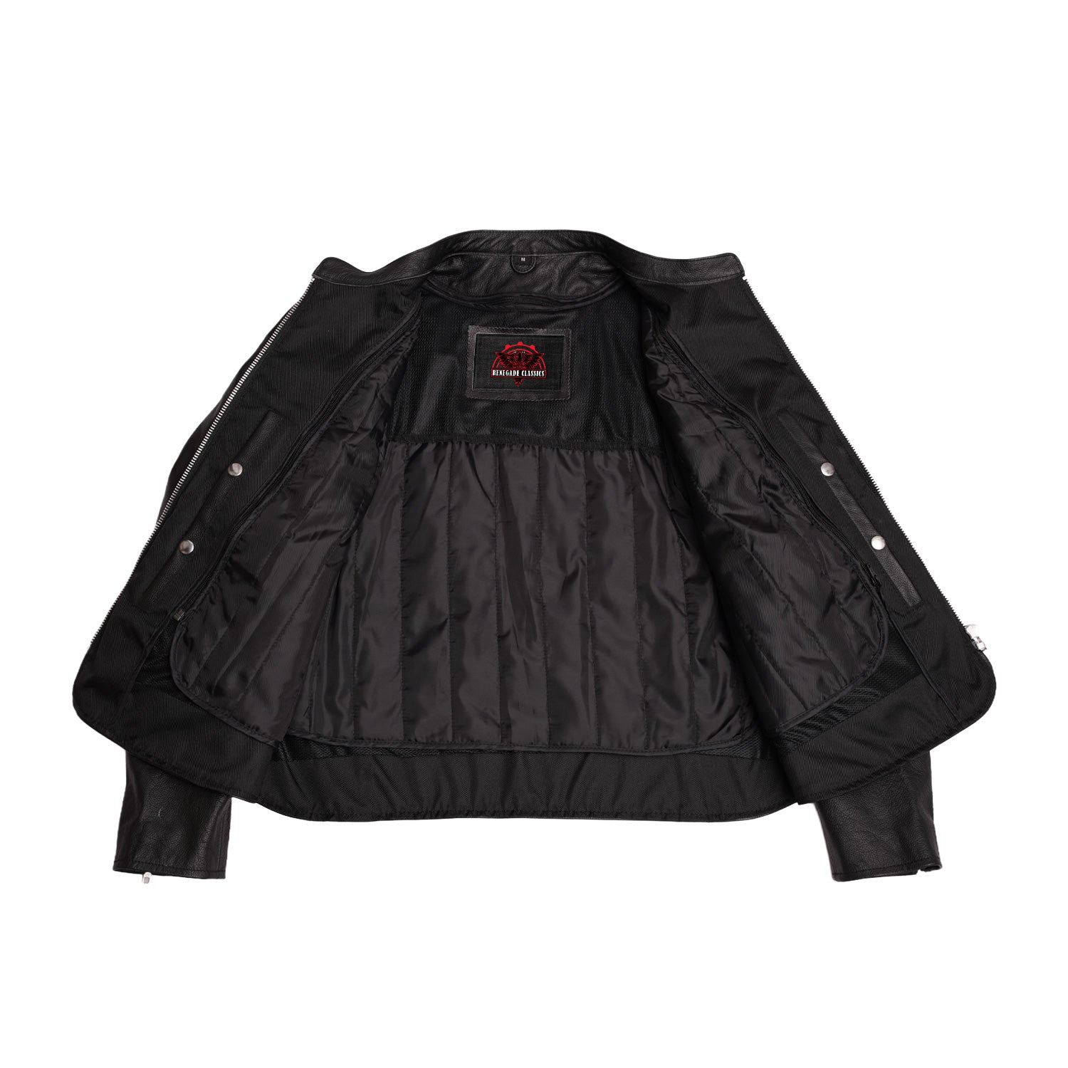 Road Queen™ Women's Black Leather Biker Jacket