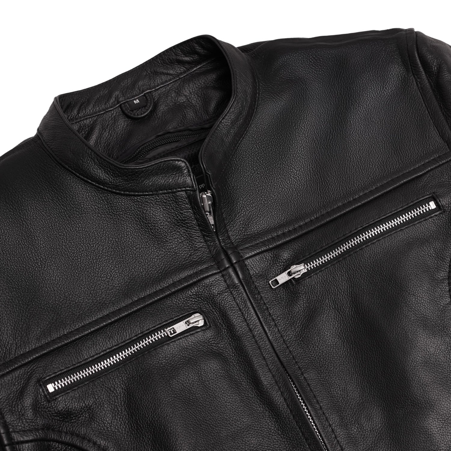 Road Queen™ Women's Black Leather Biker Jacket