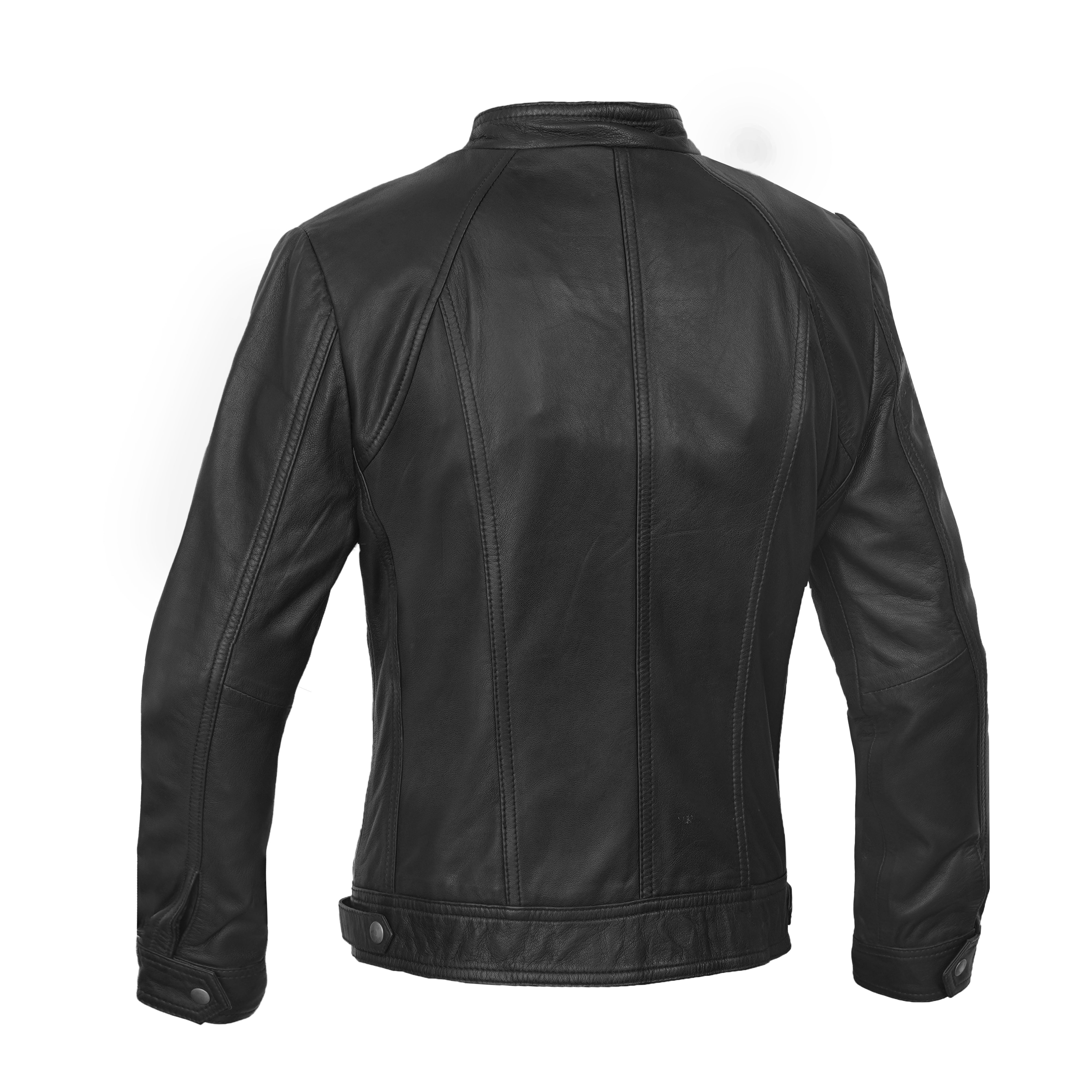 Black Mirage™ Women's Leather Motorcycle Jacket