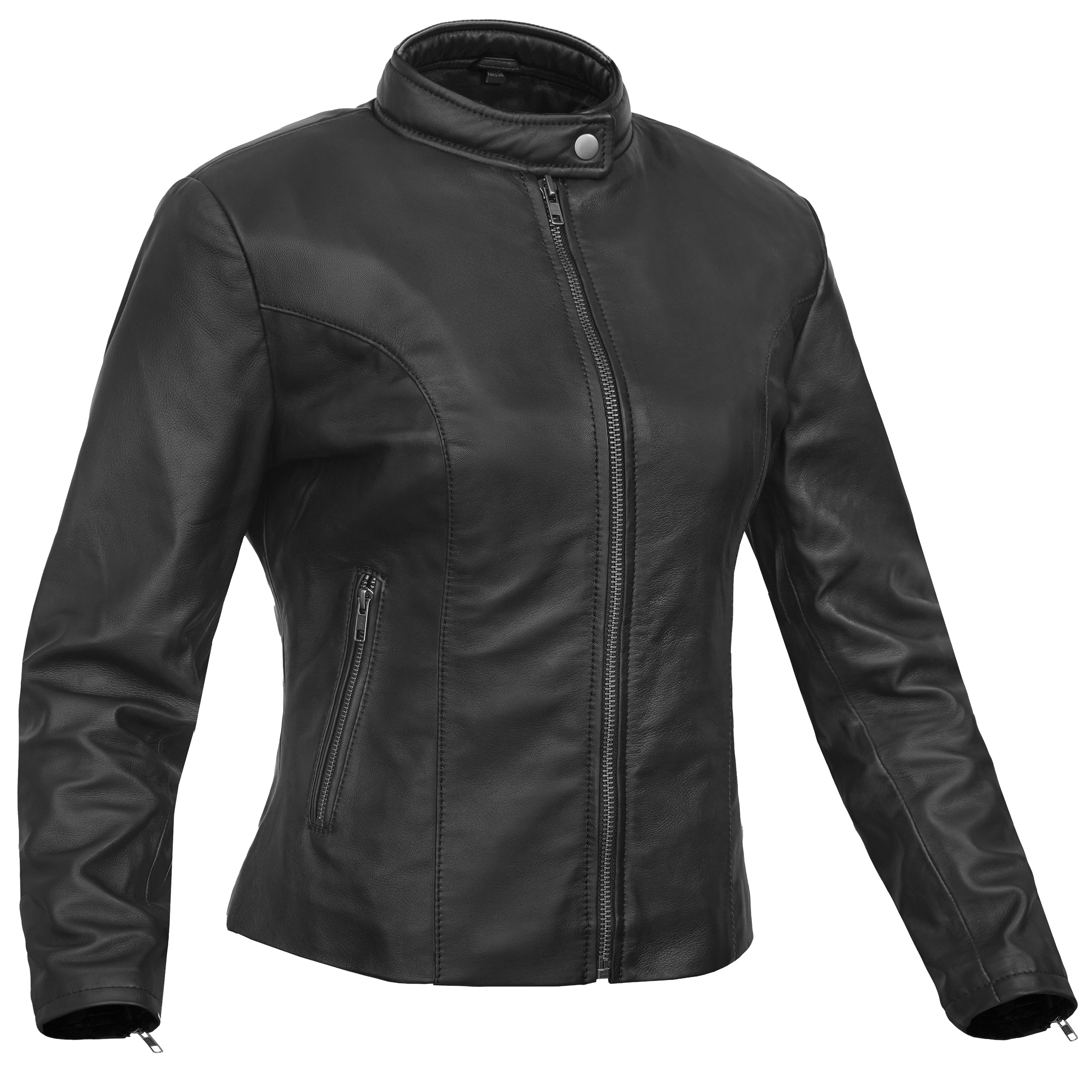Sunstorm™ Women's Leather Motorcycle Jacket