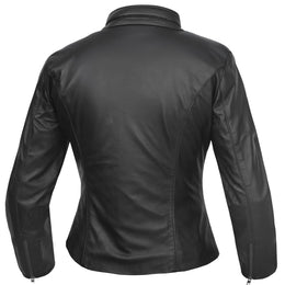 Sunstorm™ Women's Leather Motorcycle Jacket