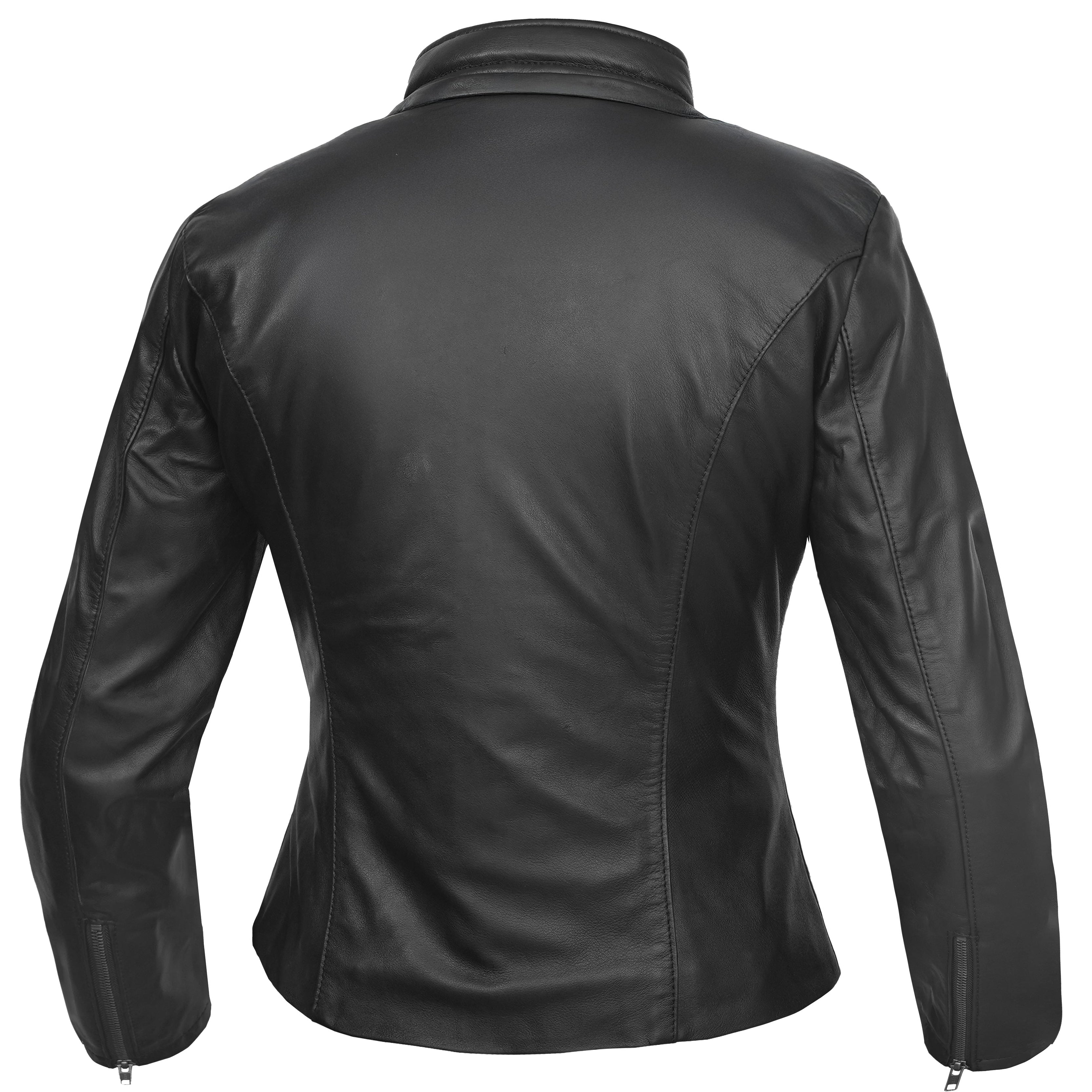 Sunstorm™ Women's Leather Motorcycle Jacket