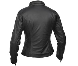 Sunstorm™ Women's Leather Motorcycle Jacket