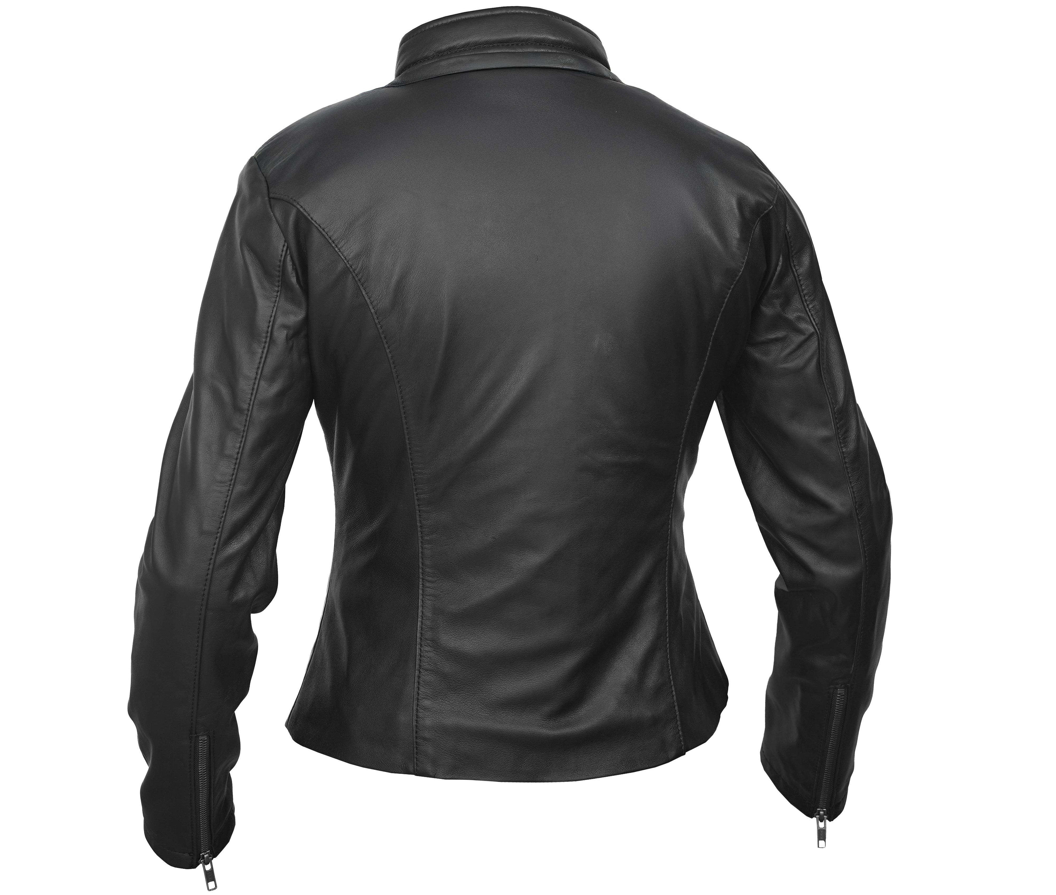 Sunstorm™ Women's Leather Motorcycle Jacket