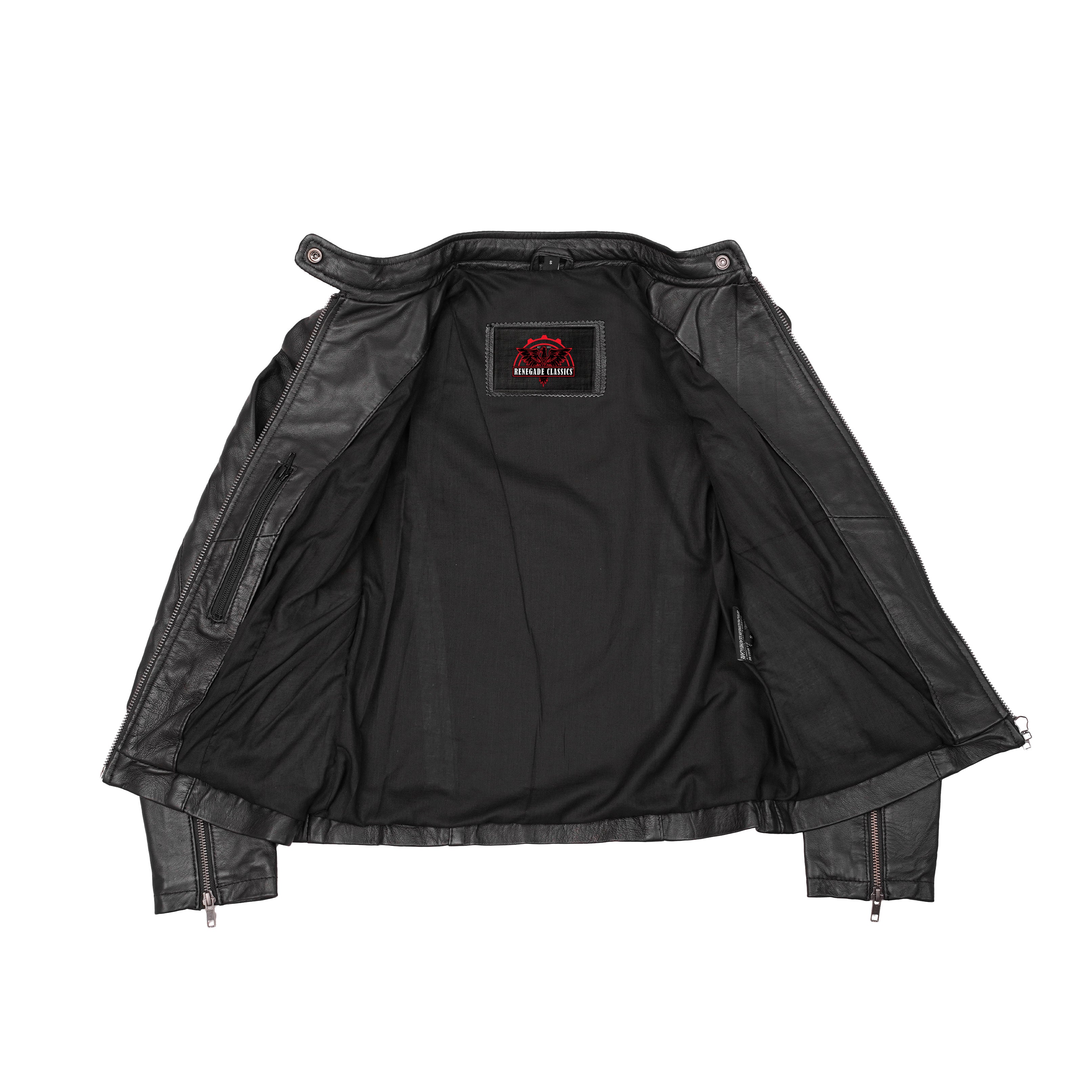 Sunstorm™ Women's Leather Motorcycle Jacket