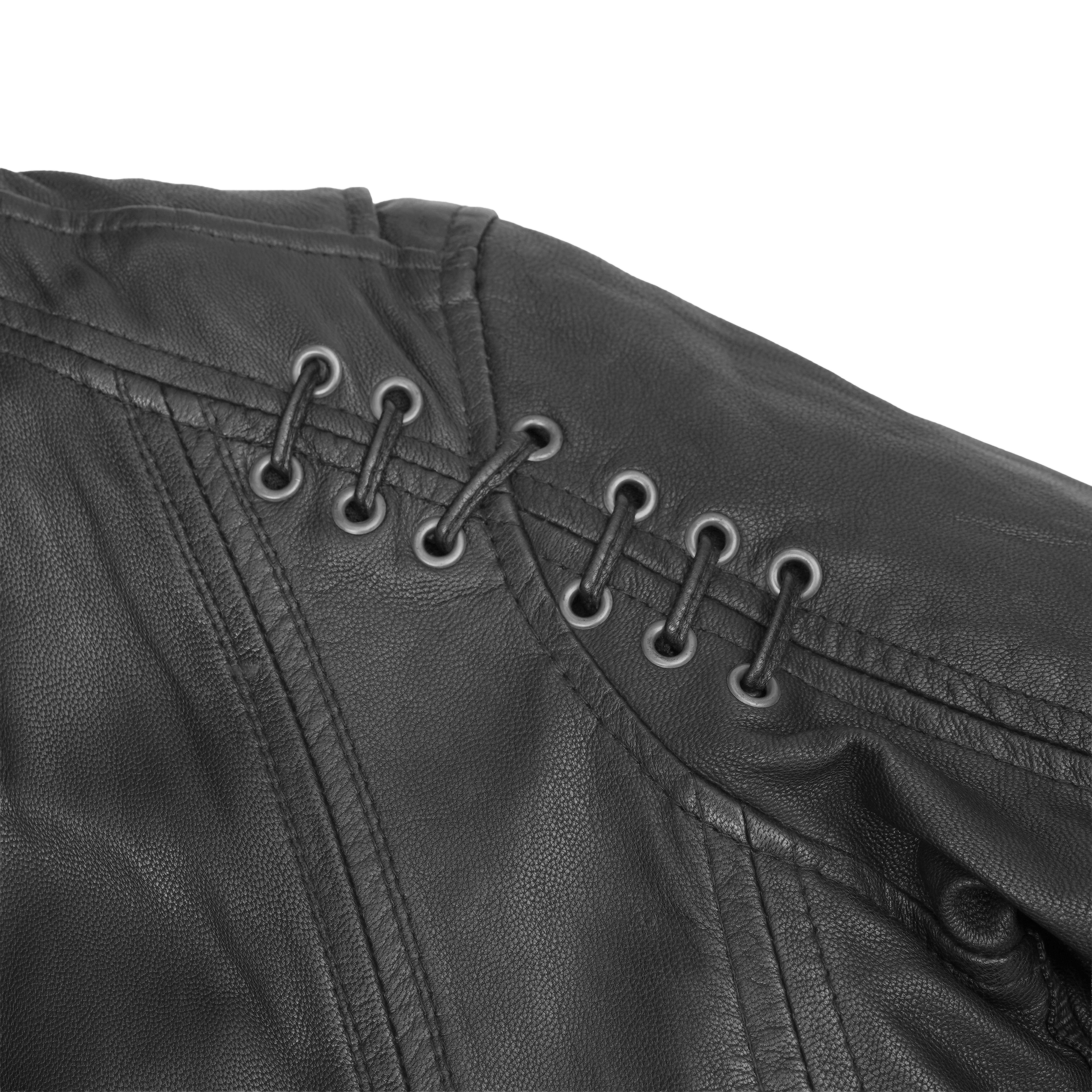 Rose Grace™ Women's Leather Motorcycle Jacket