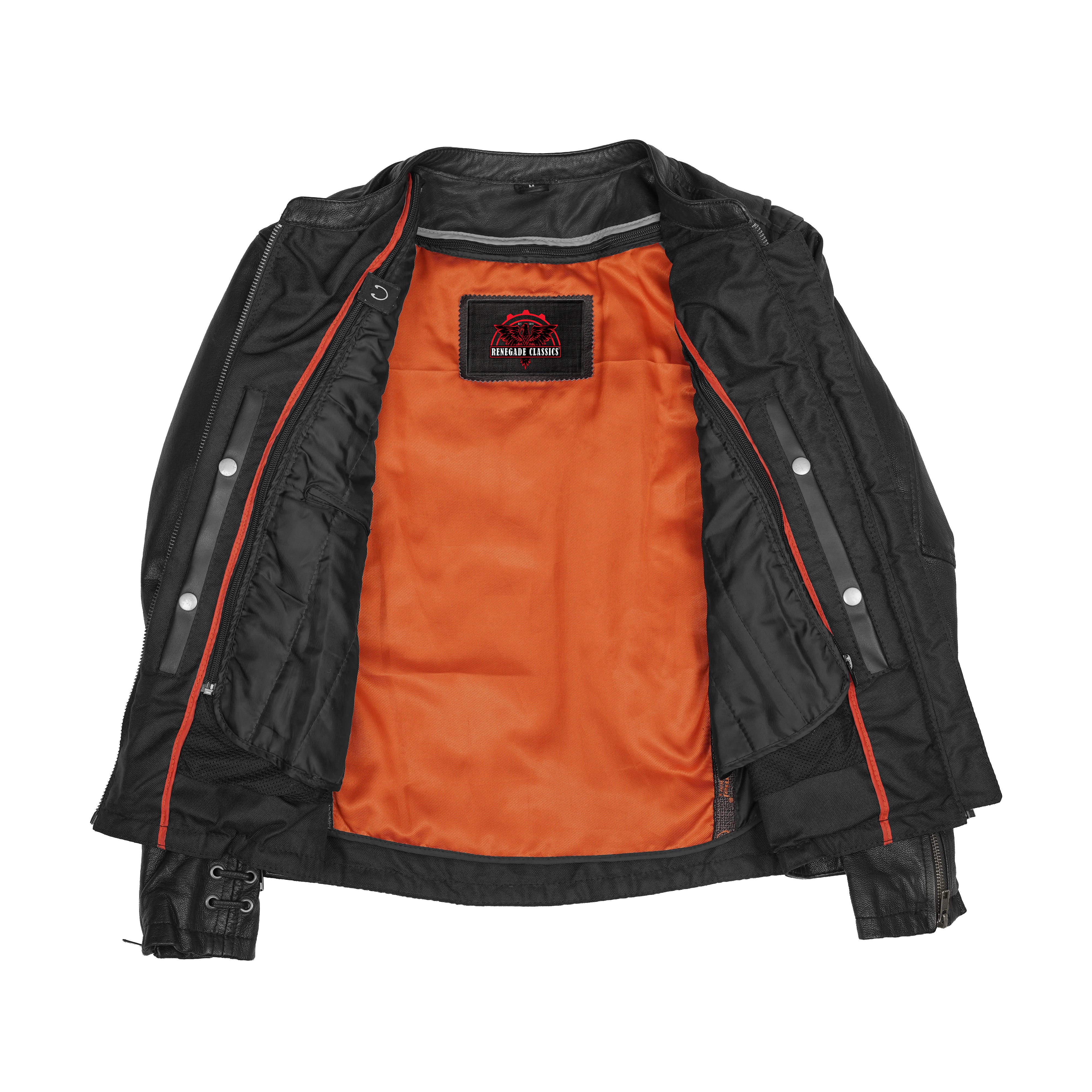 Rose Grace™ Women's Leather Motorcycle Jacket