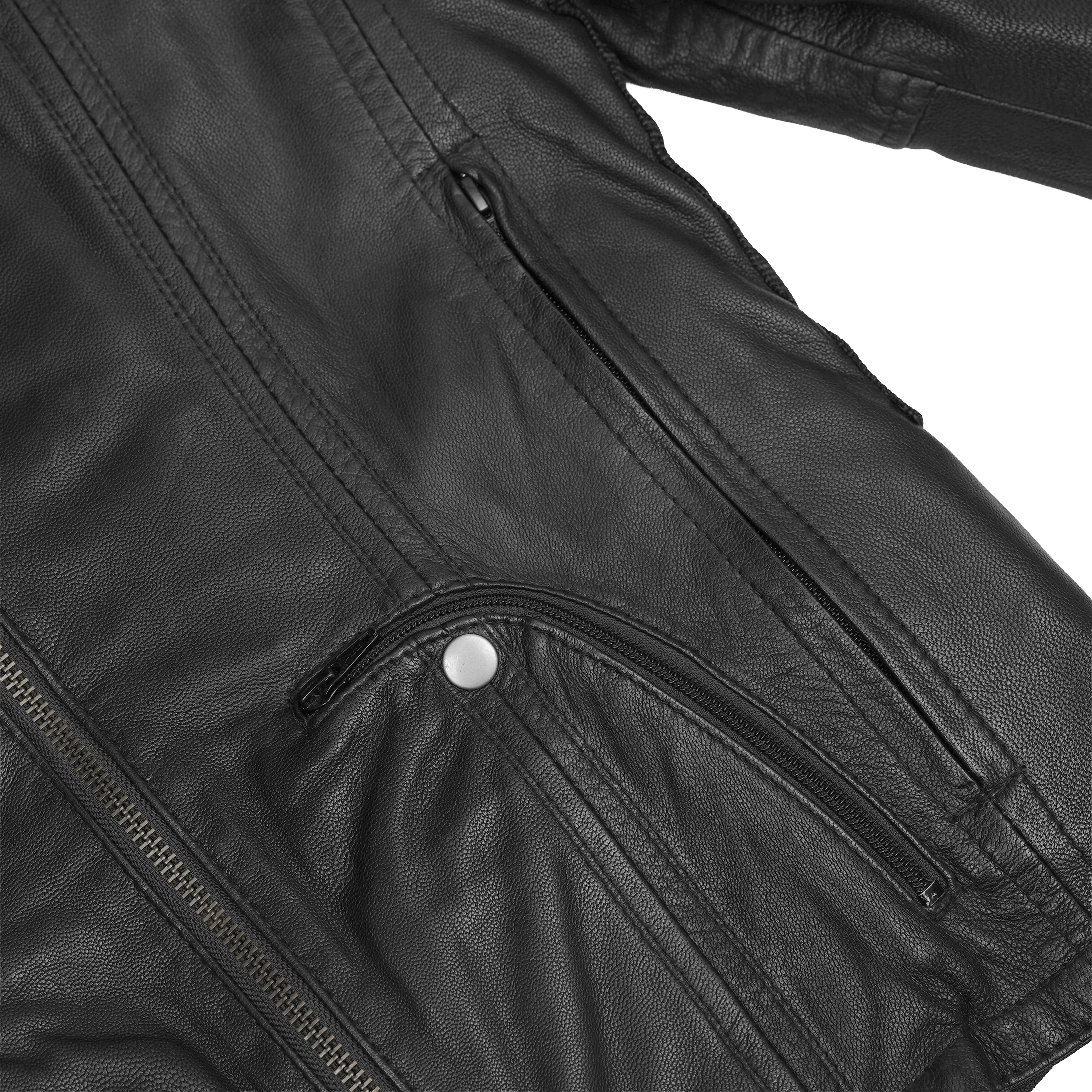 Rose Grace™ Women's Leather Motorcycle Jacket