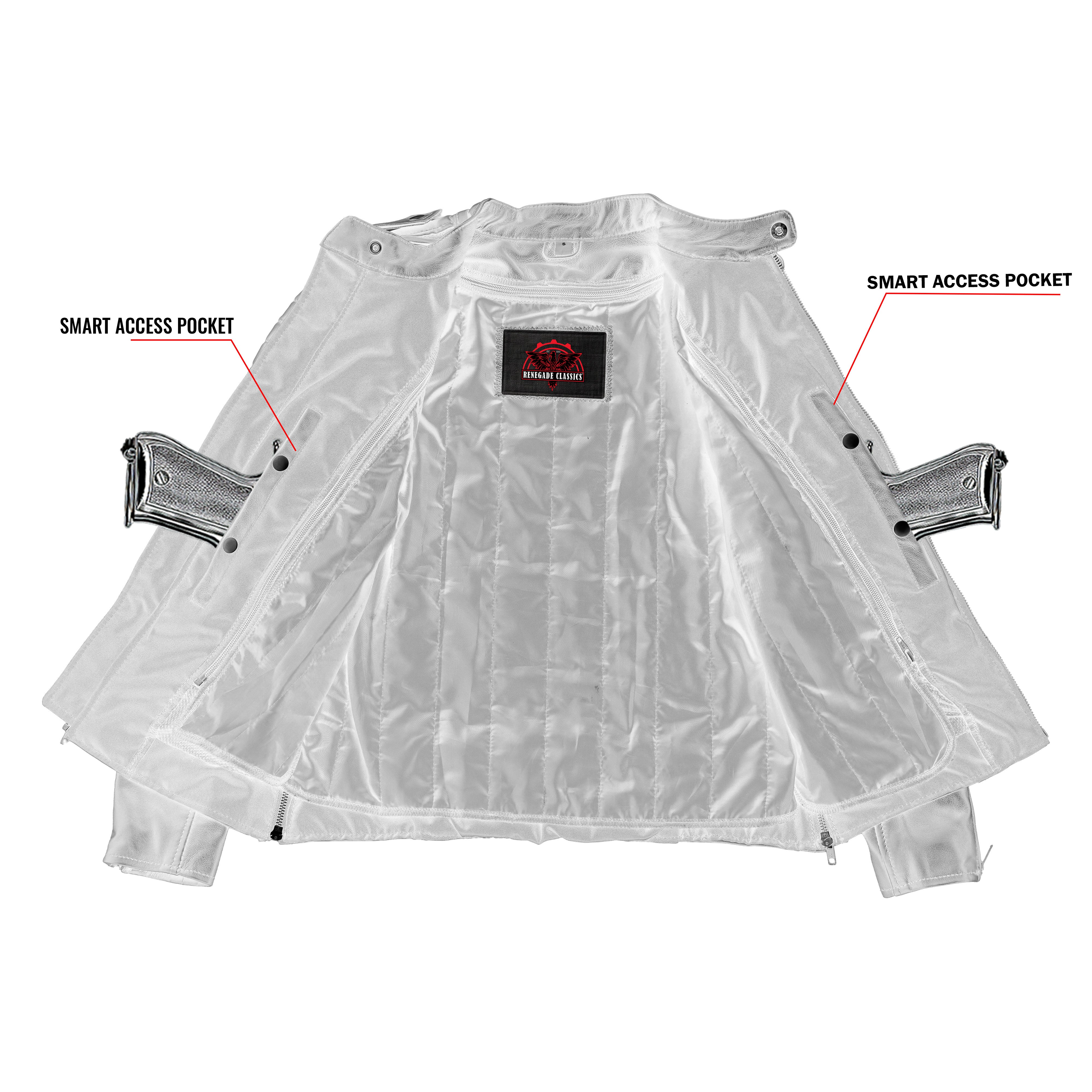 MotoDiva™ Women's Leather Motorcycle Jacket
