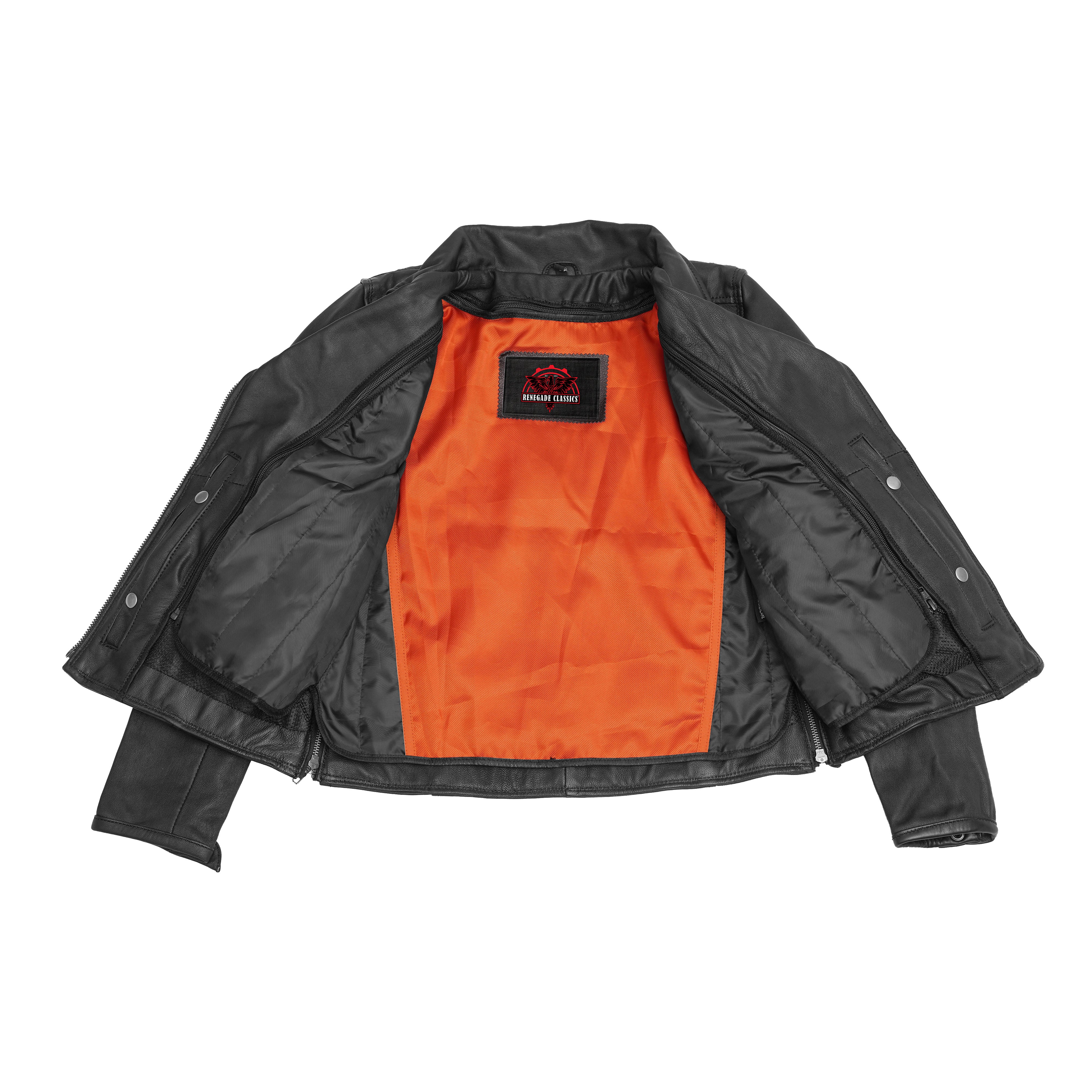 Tempest Women's Leather Motorcycle Jacket