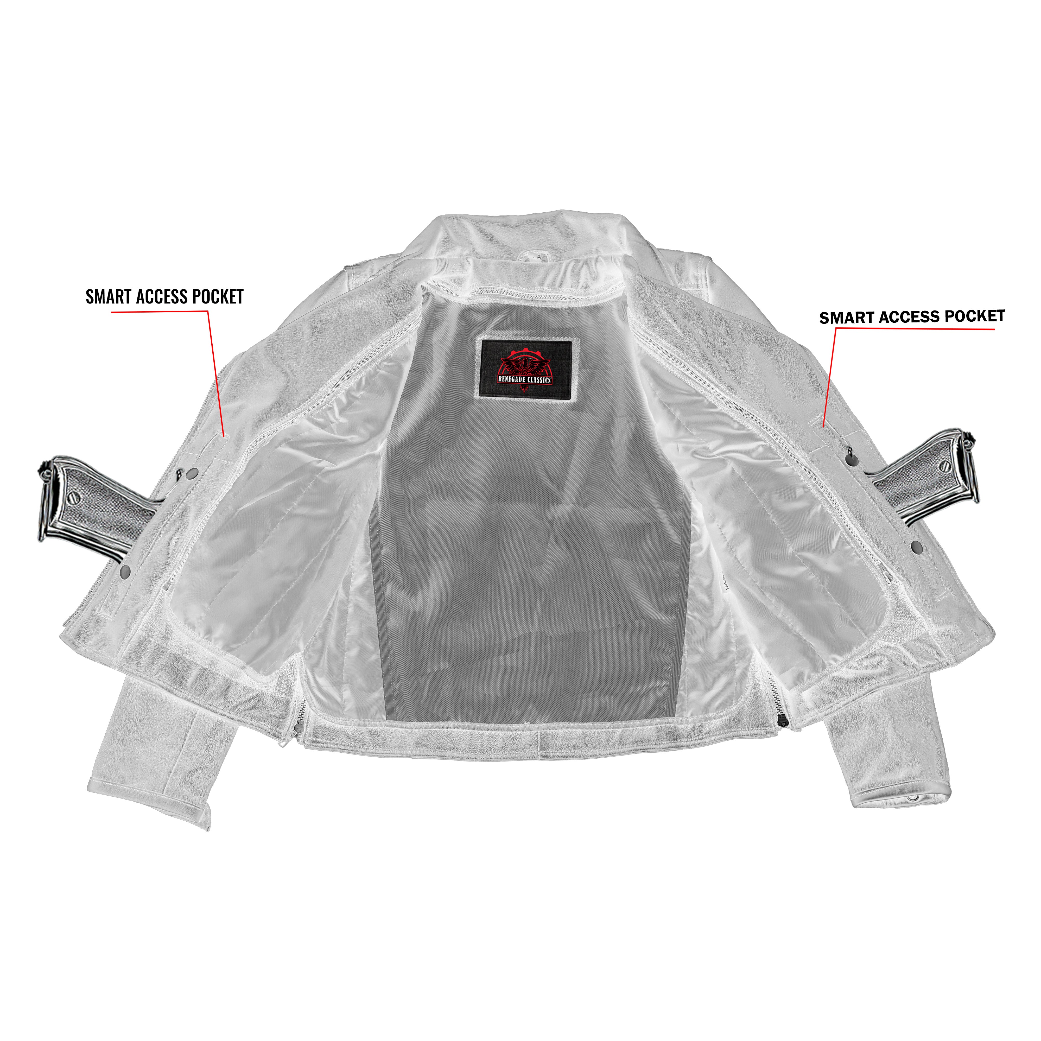 Tempest Women's Leather Motorcycle Jacket