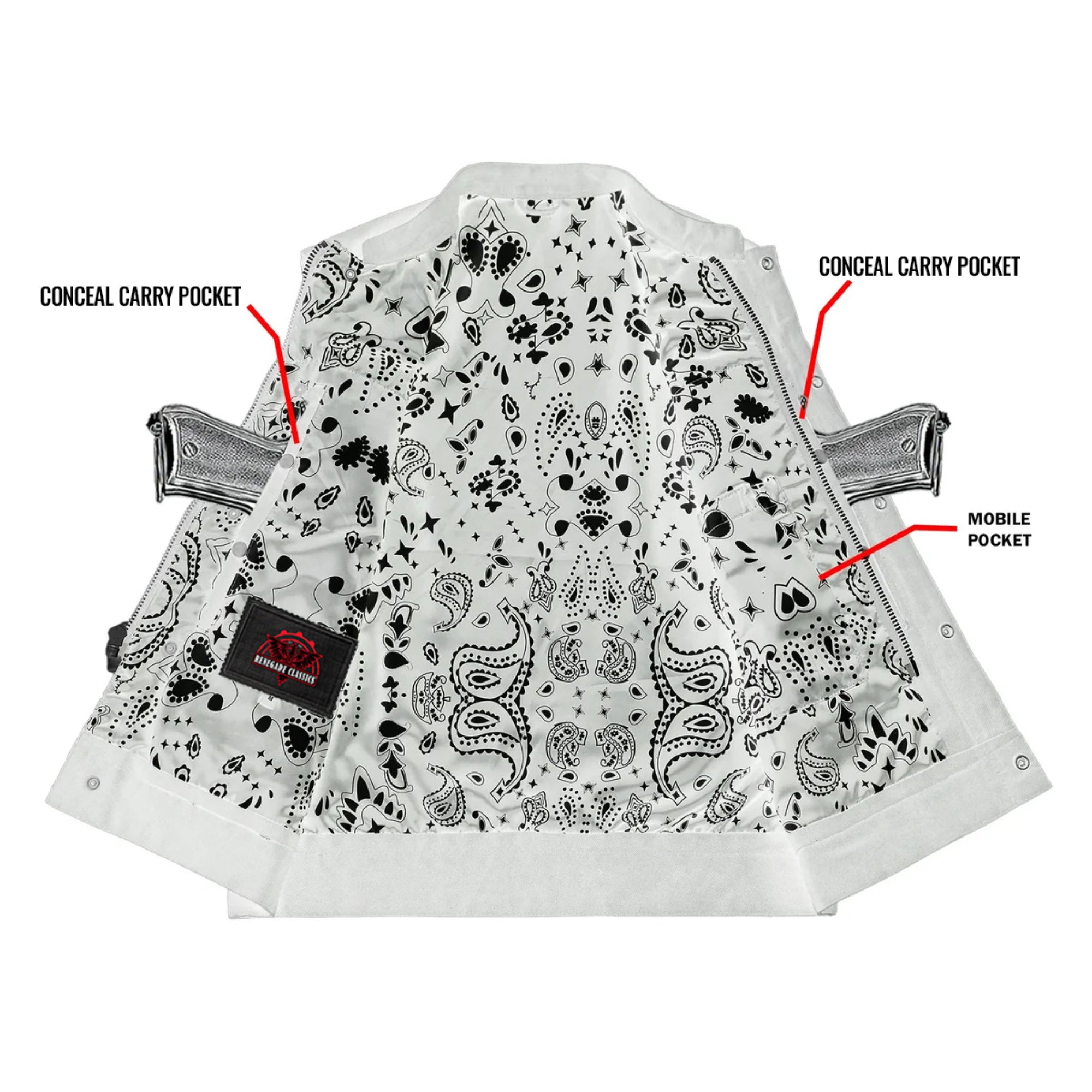 Strongarm™  Mens Textile Motorcycle Vest