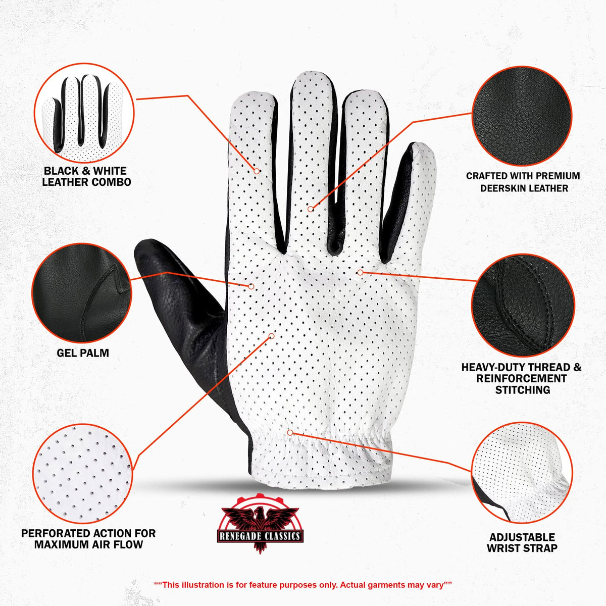 StreetAce Men’s Deerskin Gloves