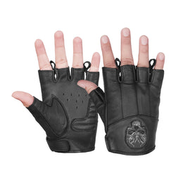 CrossTrek™ Men's  leather Fingerless gloves