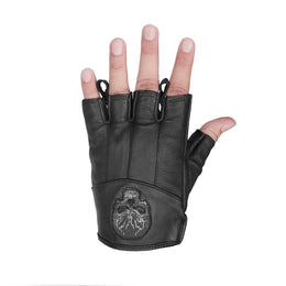 CrossTrek™ Men's  leather Fingerless gloves