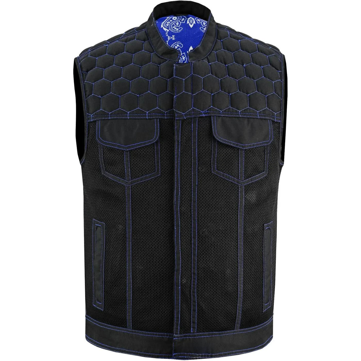 Men's Mesh Motorcycle Vests – Breathable Riding Gear