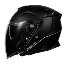 D.O.T. & ECE Daytona Spyder Jet- Dull Black