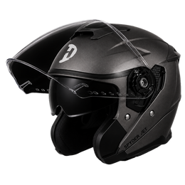 D.O.T. & ECE Daytona Spyder Jet- Gun Metal Grey Dull Metallic