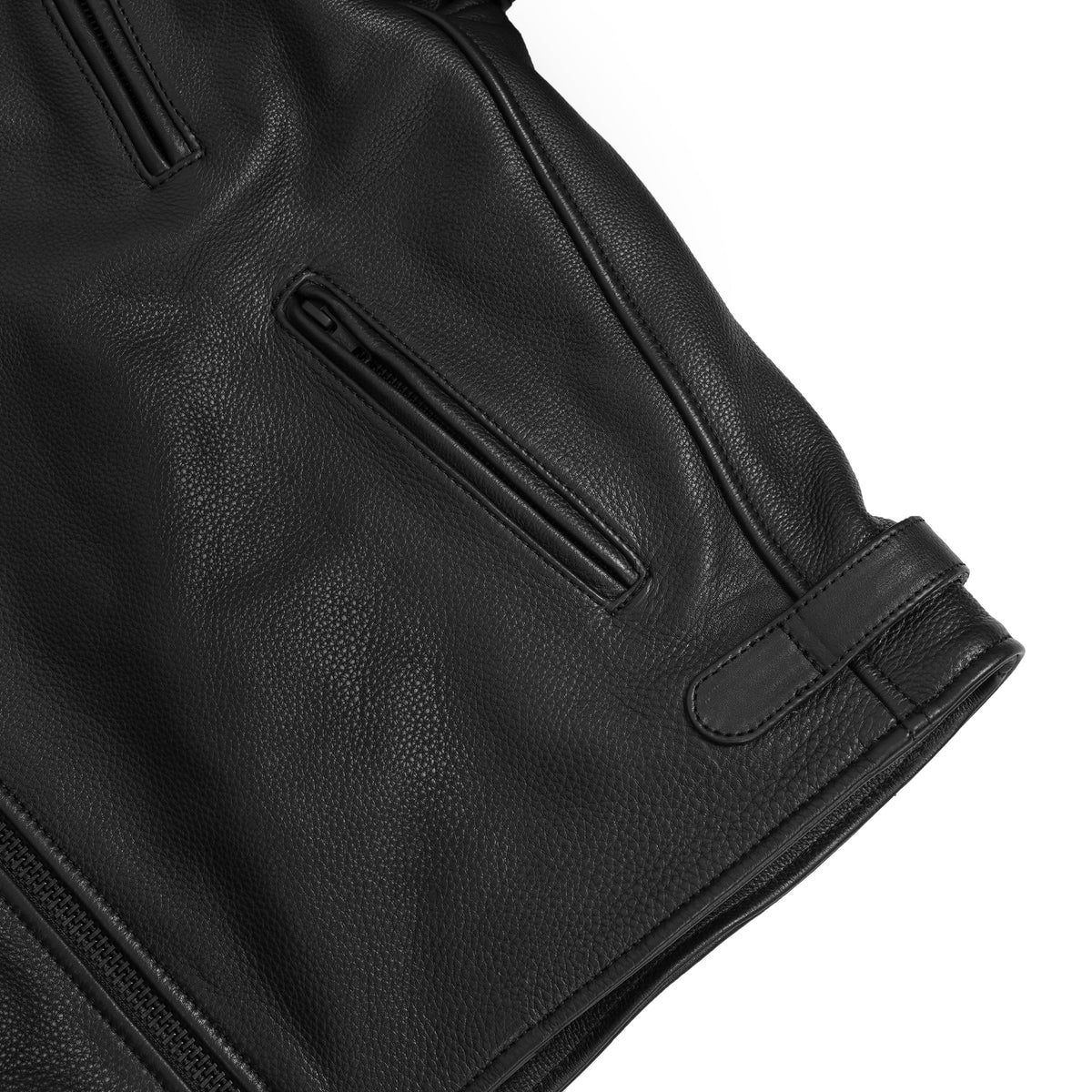 Dark Nova Men’s Leather Motorcycle Jacket