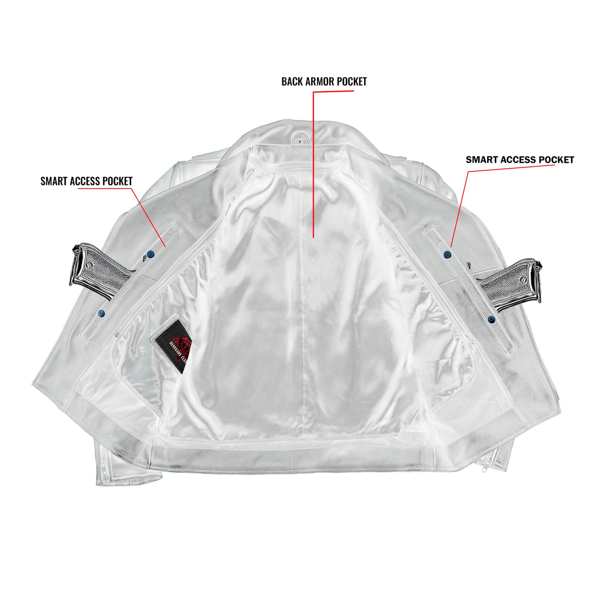 Dark Nova Men’s Leather Motorcycle Jacket