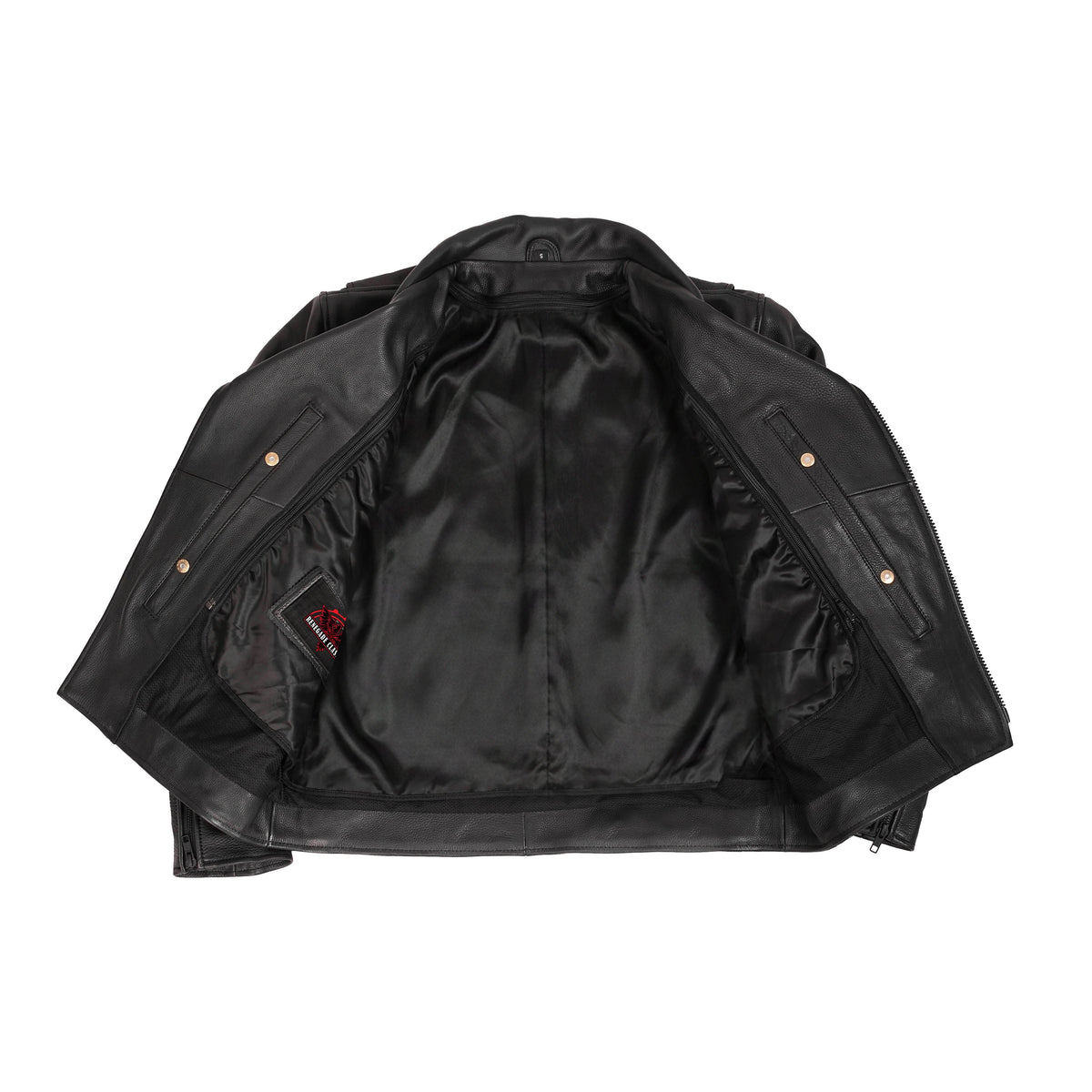 Dark Nova Men’s Leather Motorcycle Jacket