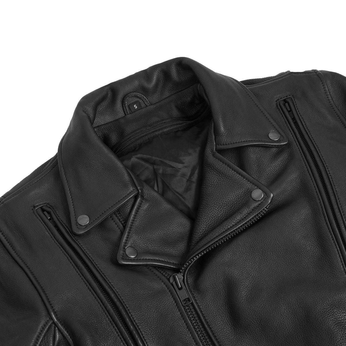 Dark Nova Men’s Leather Motorcycle Jacket