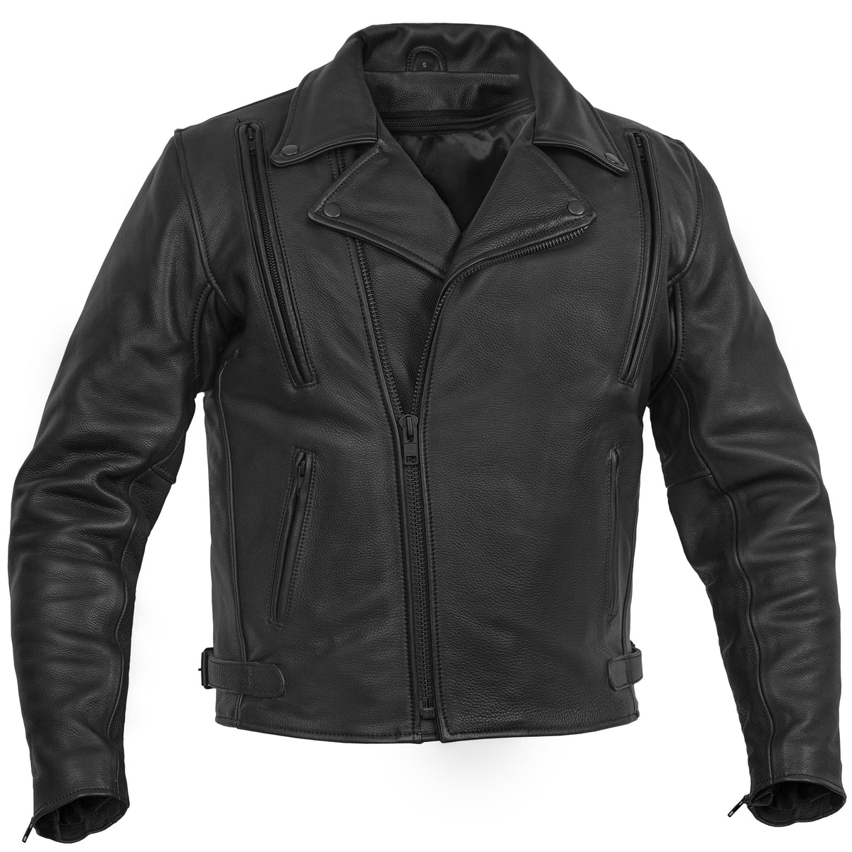 Dark Nova Men’s Leather Motorcycle Jacket
