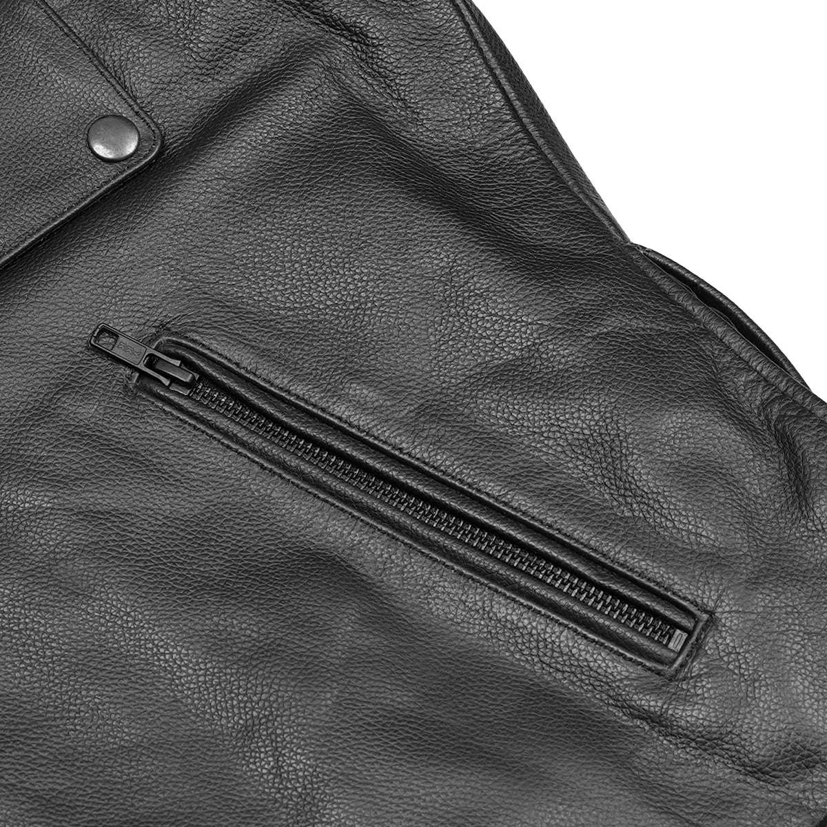 Dark Rebel™ Men’s Leather Motorcycle Jacket