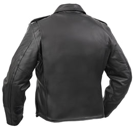 Dark Rebel™ Men’s Leather Motorcycle Jacket