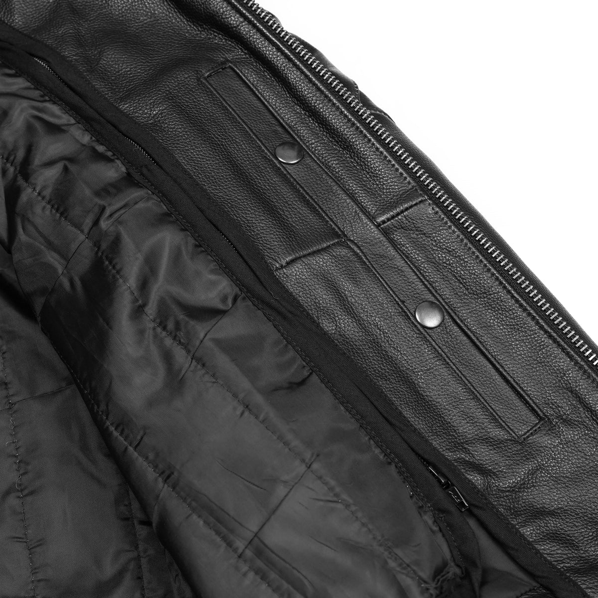 Dark Rebel™ Men’s Leather Motorcycle Jacket