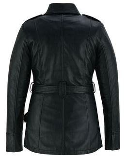 Dark Siren™ Women's Leather Motorcycle Jacket