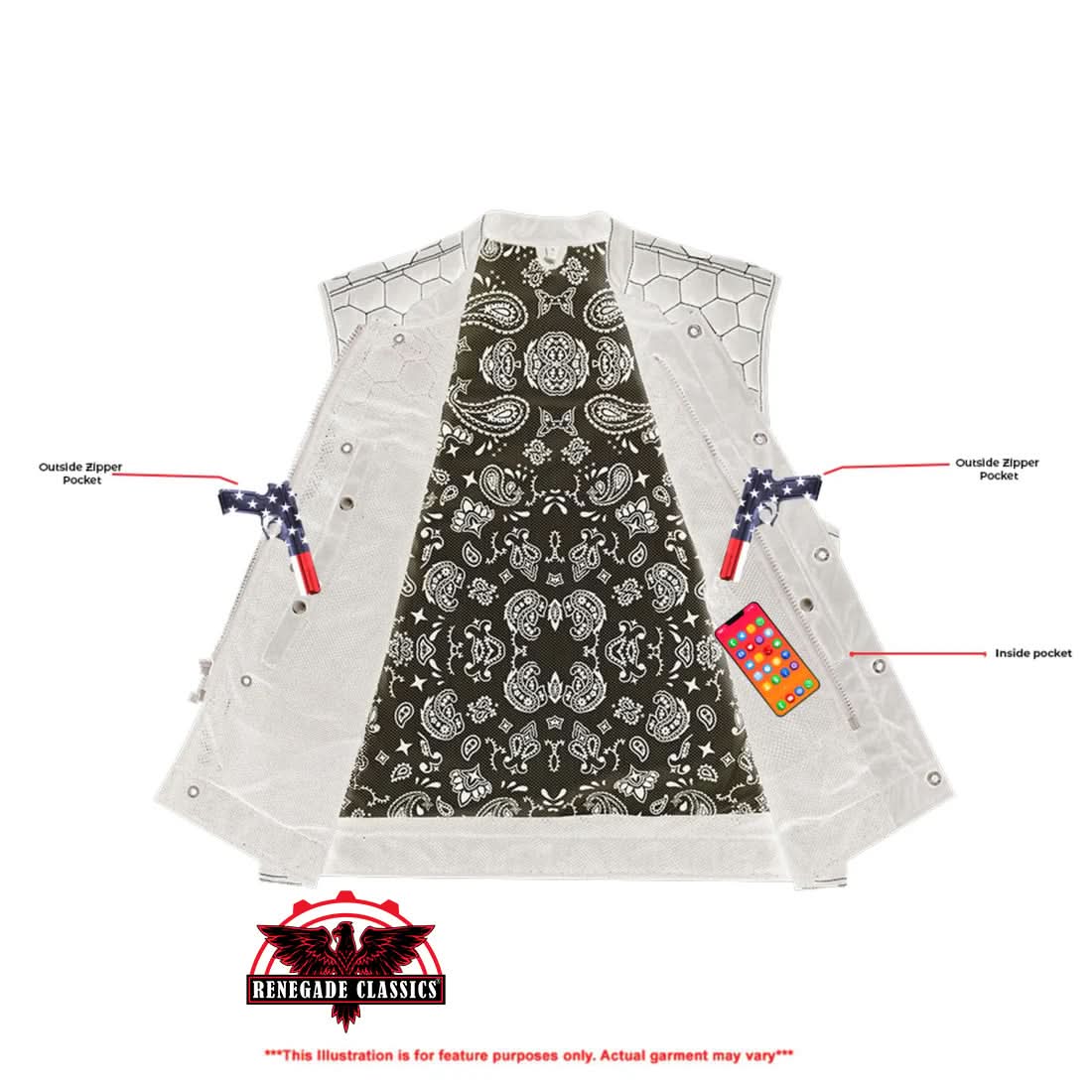 Monolith™ Mens Motorcycle Mesh Vest