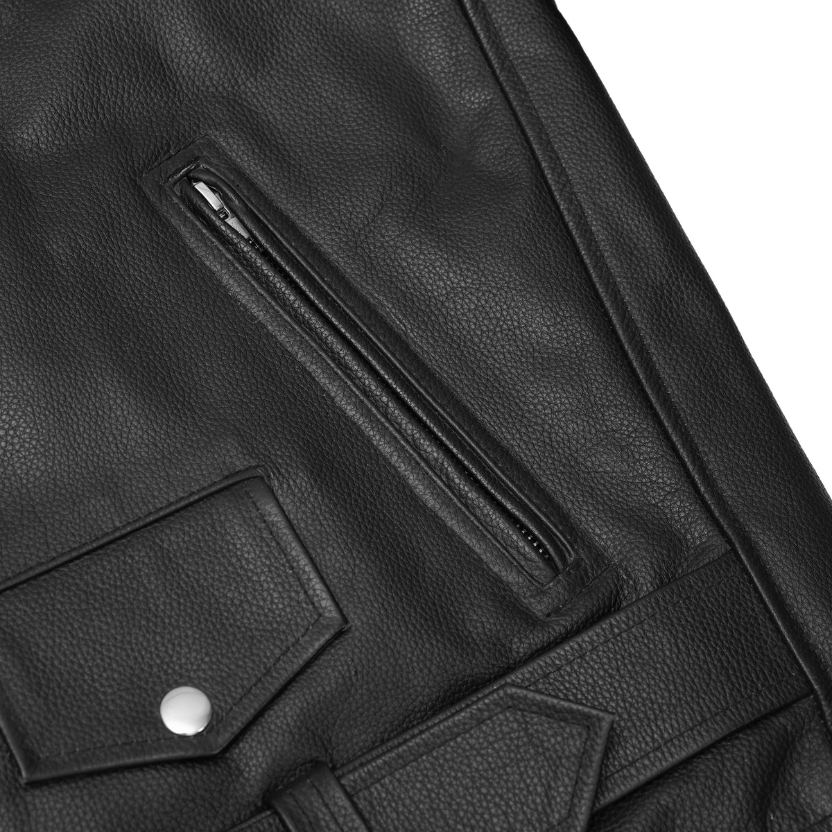 Dawn Rider™ Men's Leather Motorcycle Jacket