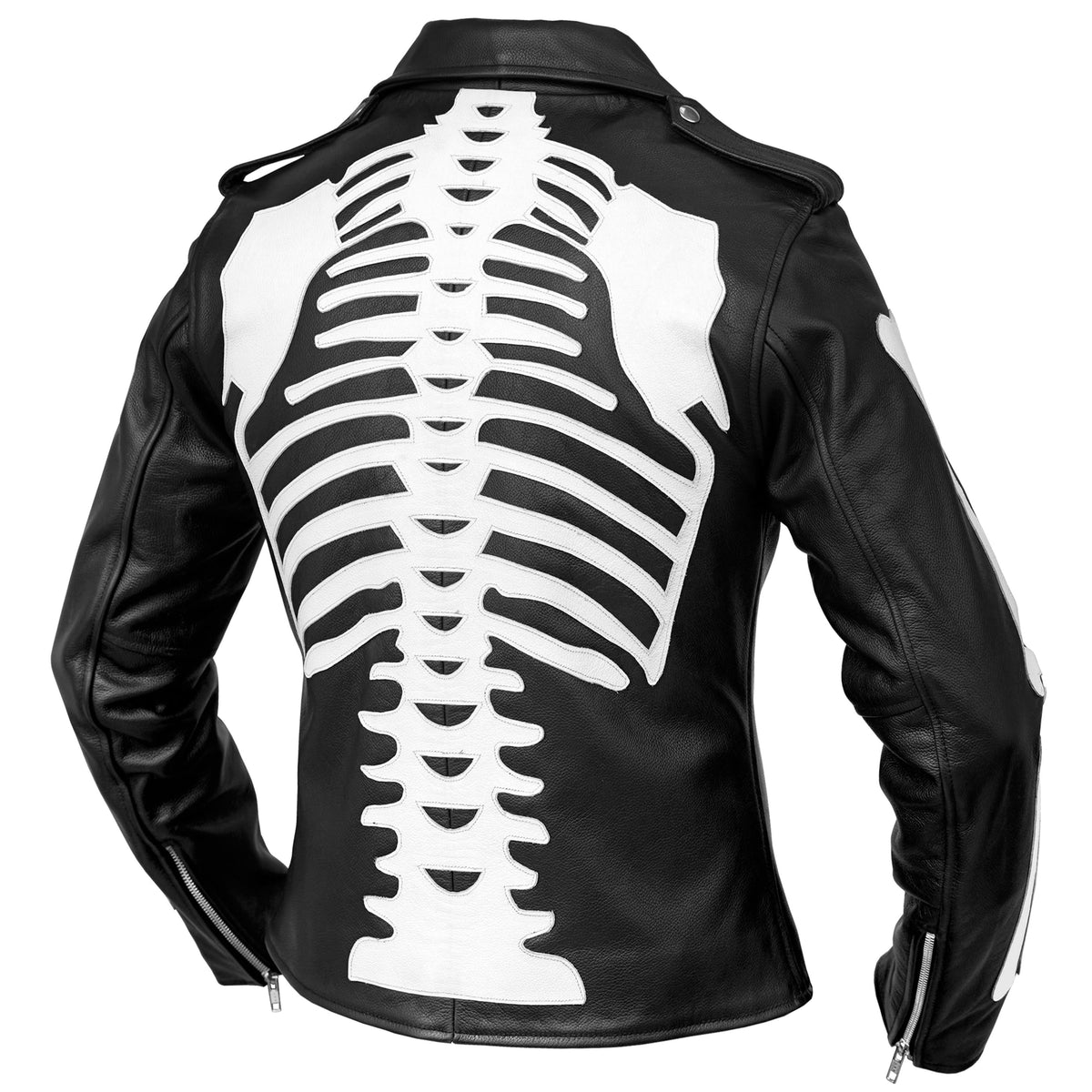 Deathless Women’s Leather Motorcycle Jacket