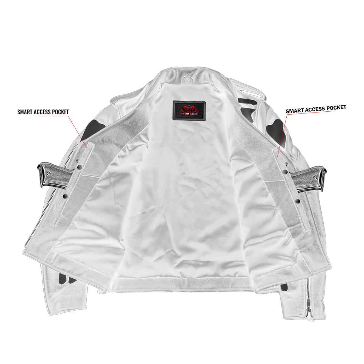 Deathless Women’s Leather Motorcycle Jacket