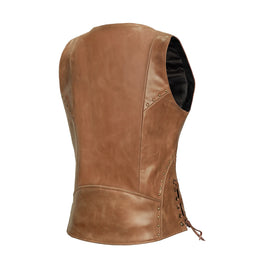 Delice™ Womens Leather Motorcycle Vest