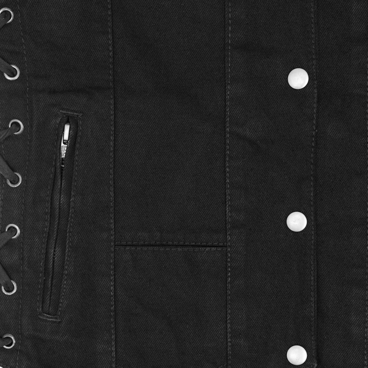 Denim Dream Womens Denim Motorcycle Vest