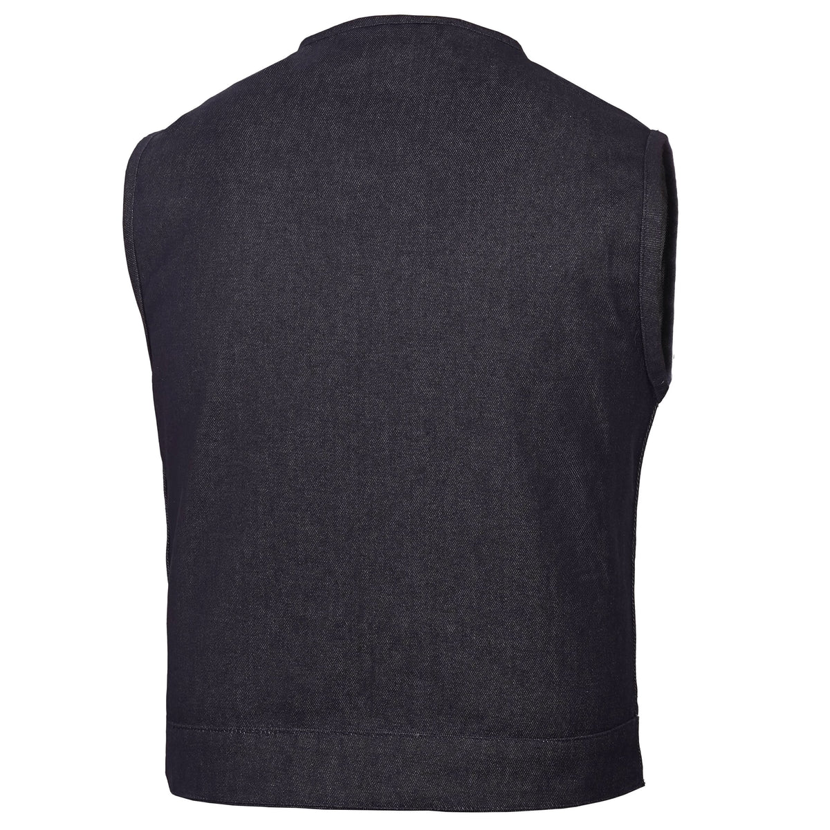 Dirt Nap Mens Denim Motorcycle Vest