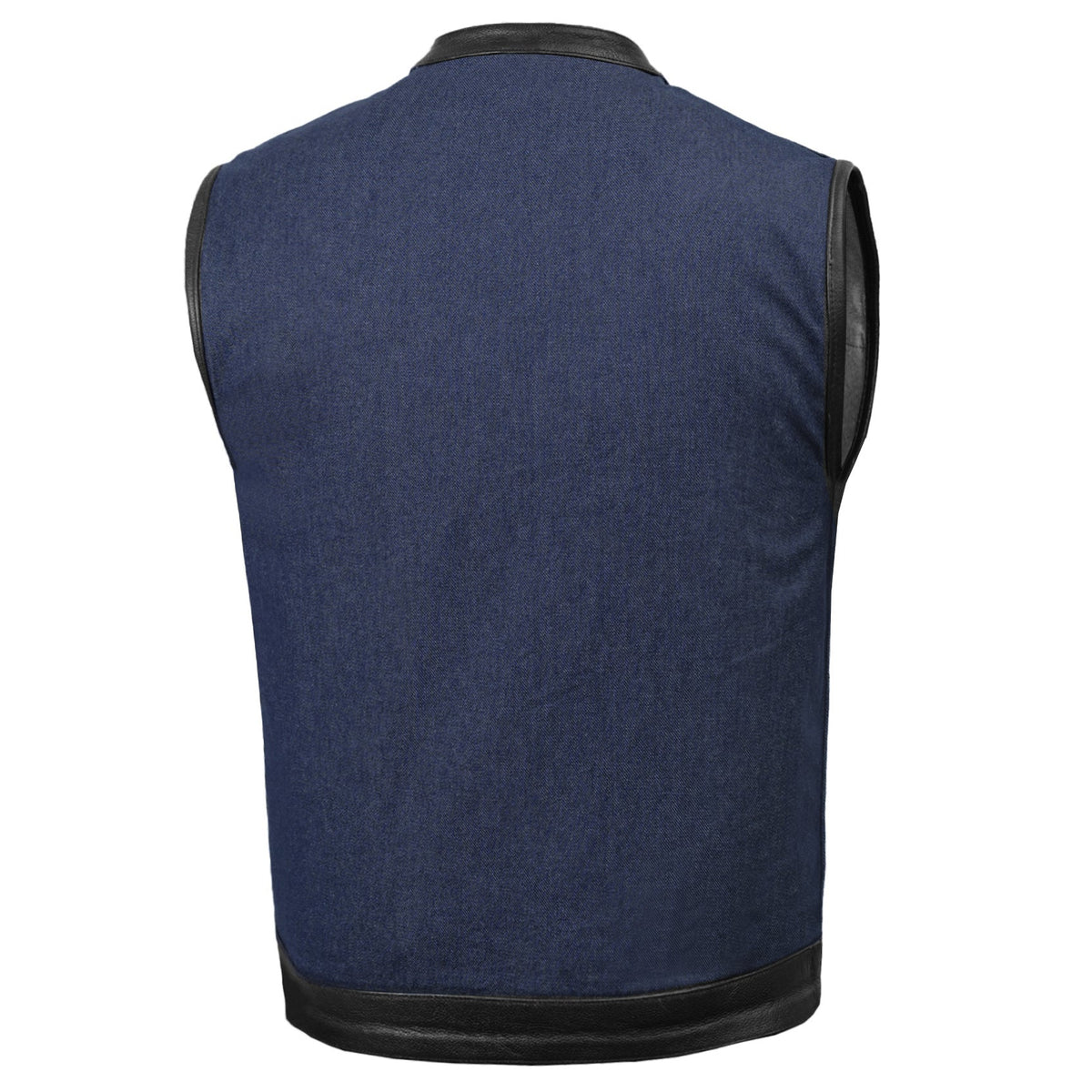 Dual-Tex™ Mens Denim Motorcycle Vest