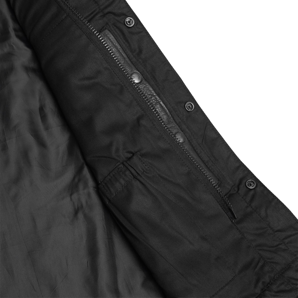 Dustin Mens Leather Motorcycle Vest