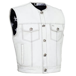 Glory Ride - Lowcut Men's Motorcycle Leather Vest