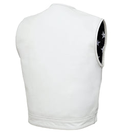 Glory Ride Lowcut Mens Motorcycle Leather Vest