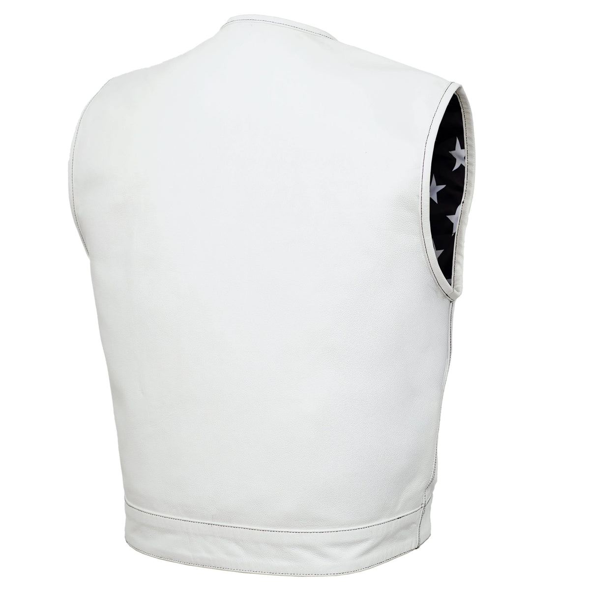 Glory Ride Lowcut Mens Motorcycle Leather Vest