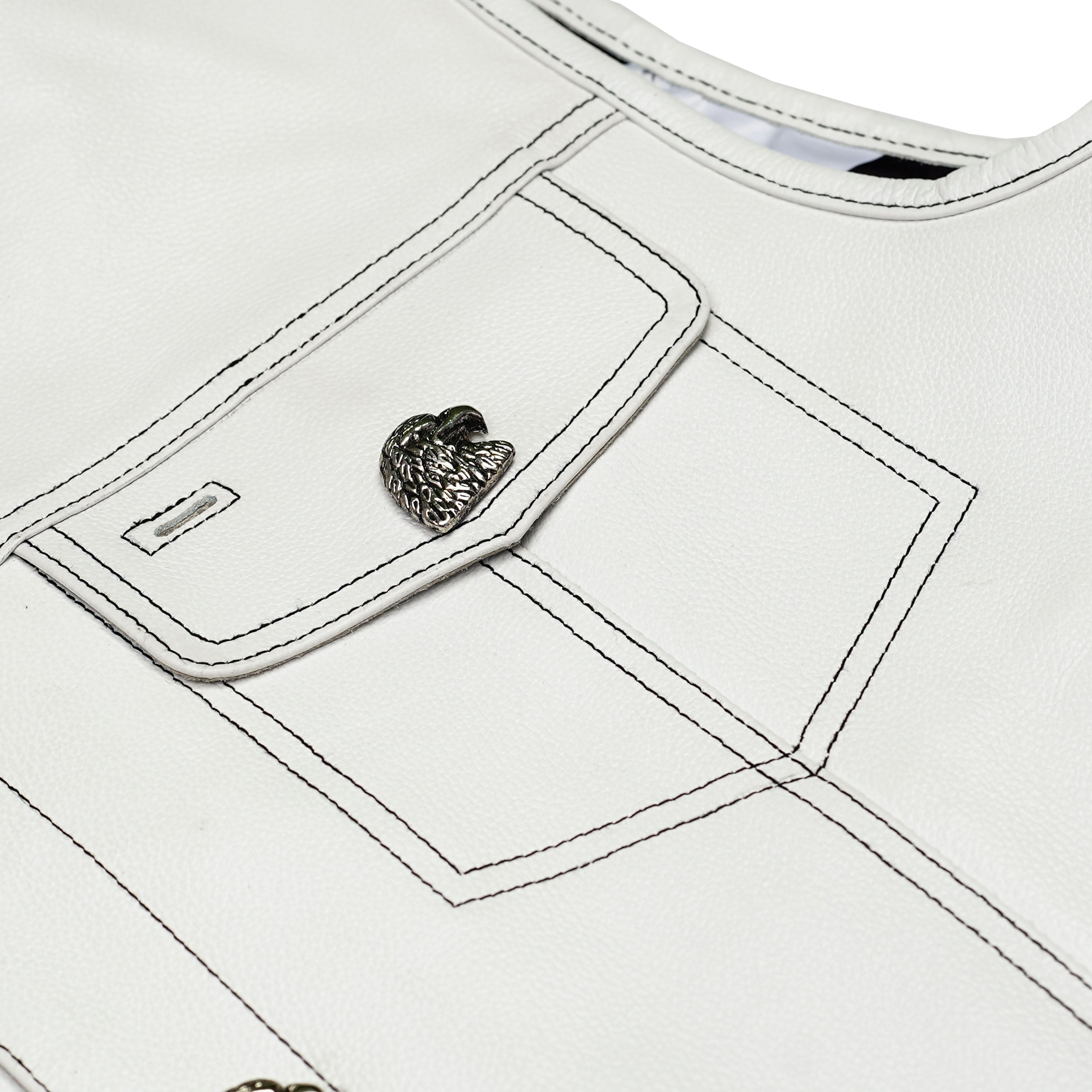 Glory Ride Lowcut Mens Motorcycle Leather Vest