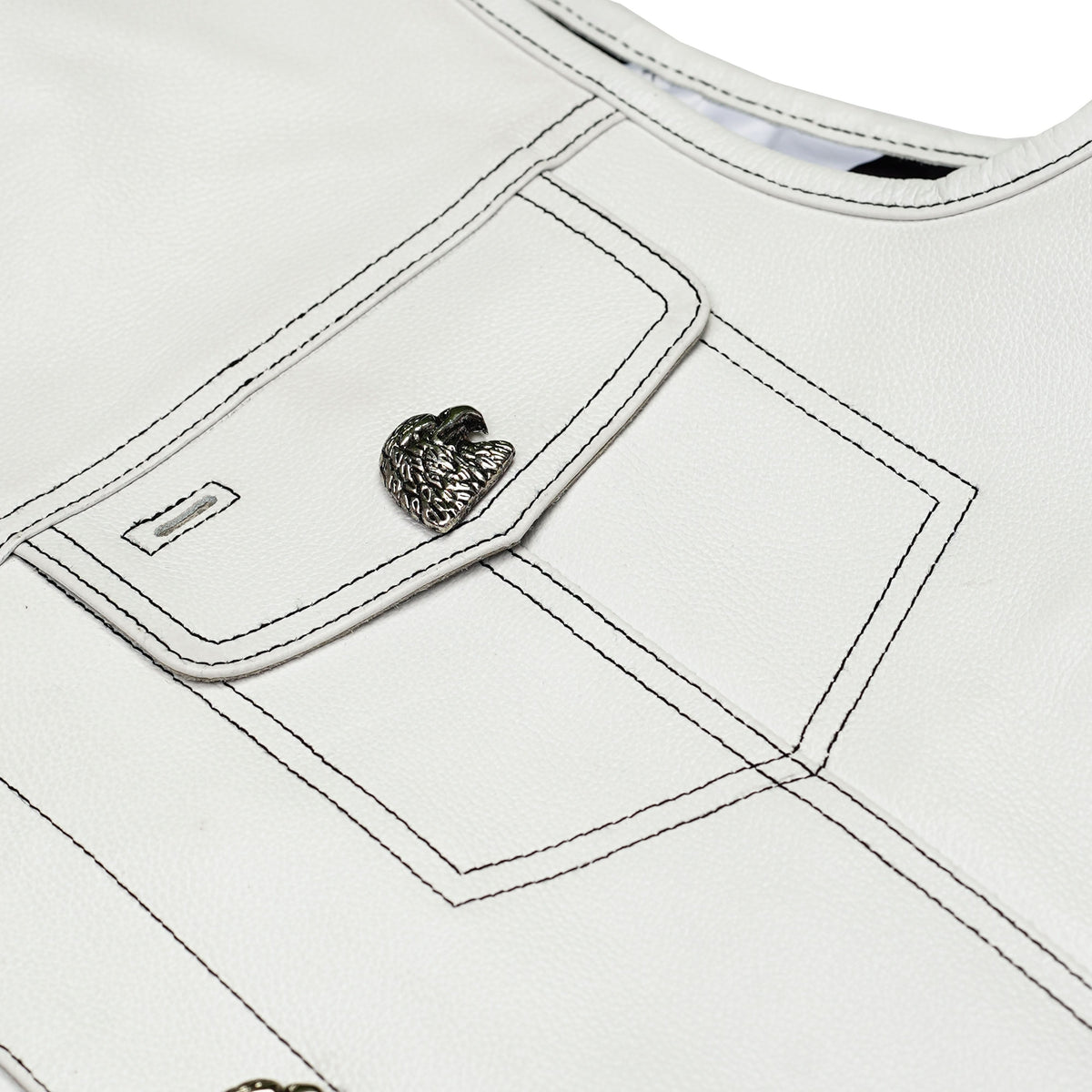 Glory Ride Lowcut Mens Motorcycle Leather Vest