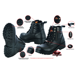 Edgewear women's motorcycle boots
