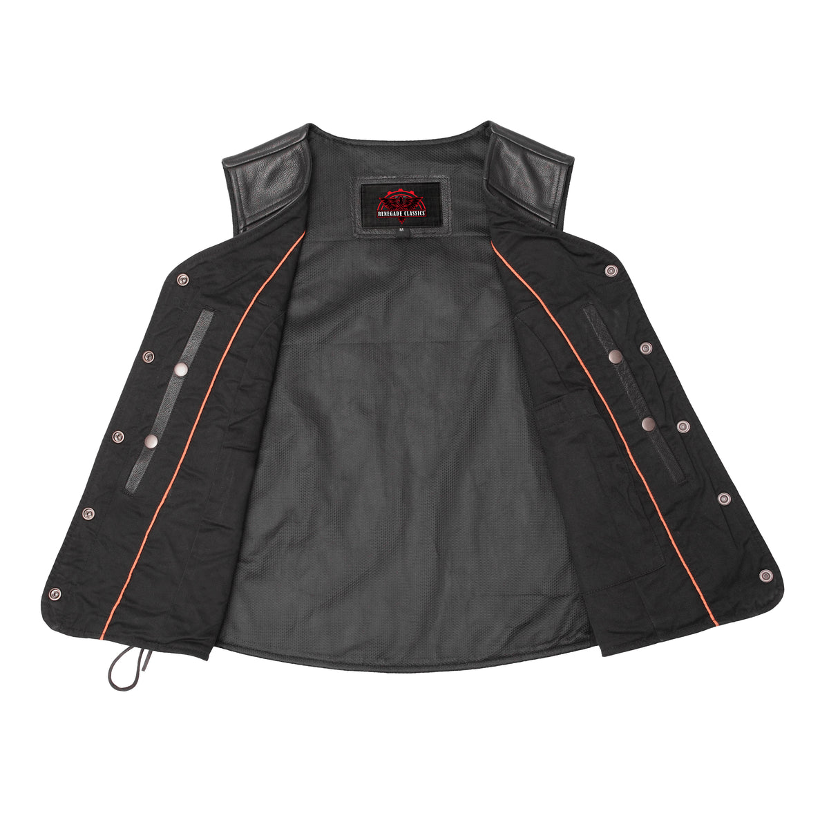 Elevas™ Women's Leather Motorcycle Vest