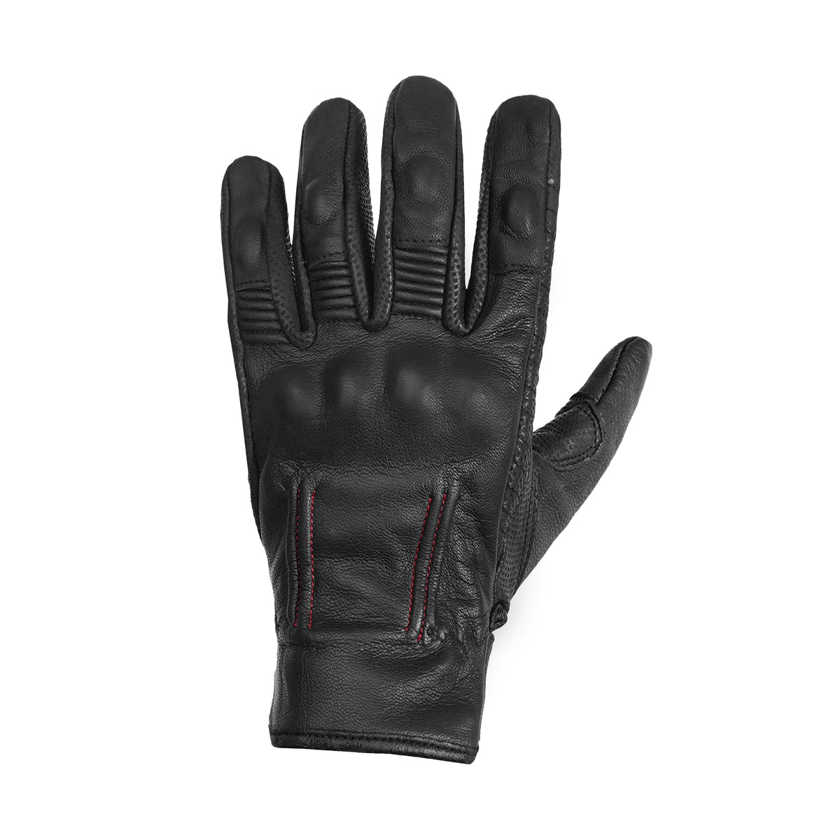 EnduroShield™ Men's leather motorcycle gloves