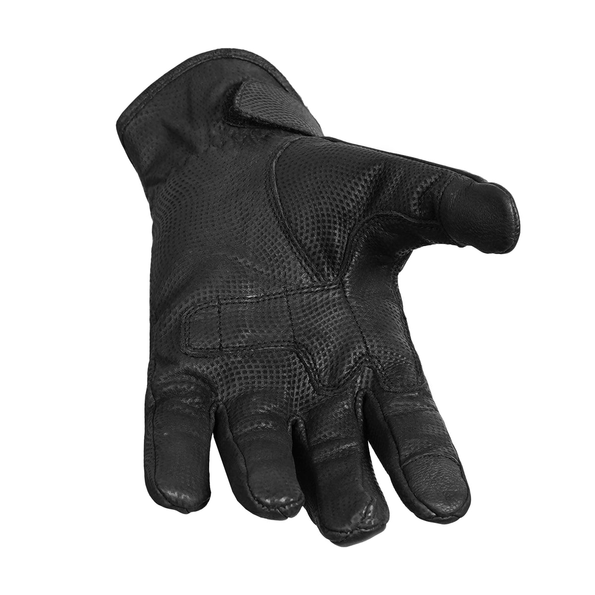 EnduroShield™ Men's leather motorcycle gloves